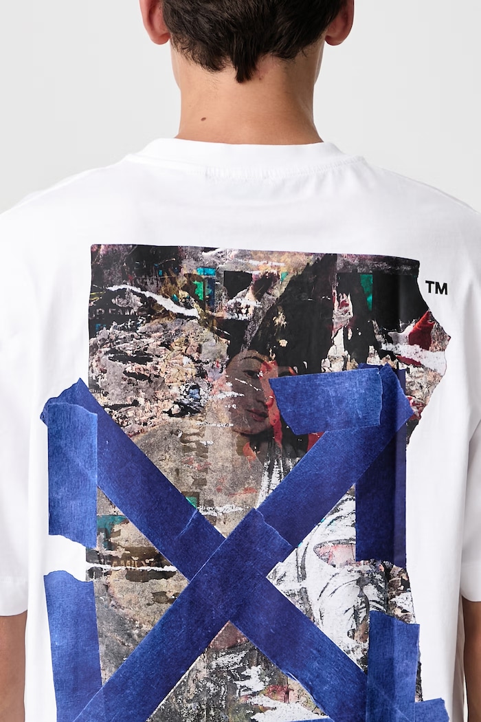 Off-White Bacco Arrow Skate tričko bavlněné pánské 44MAA120F26J018100