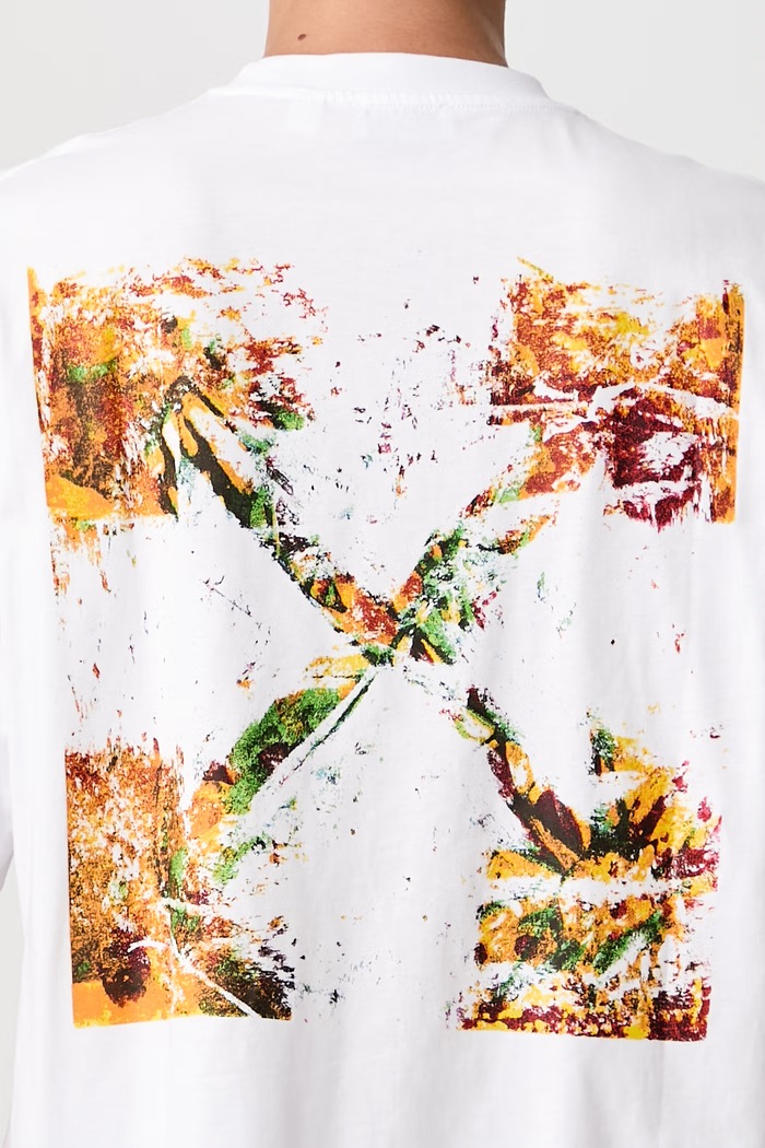 Off-White Spices Arrow Skate tričko bavlněné pánské 44MAA120F26J00D100