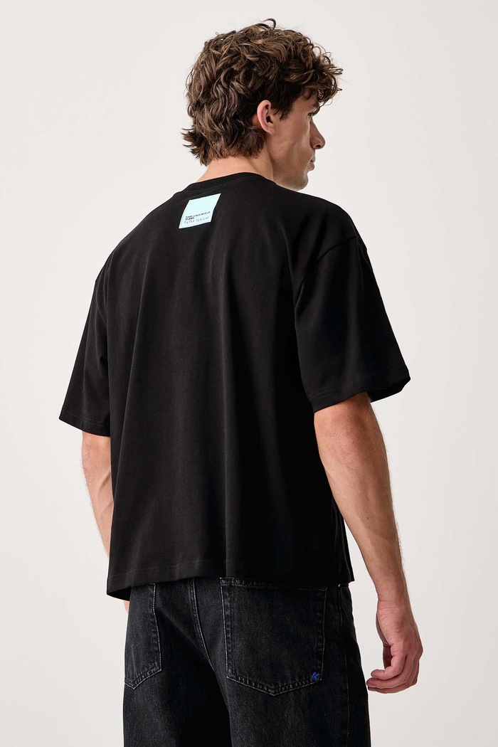 Oblečení Karl Lagerfeld Jeans Tričko pánské bavlněné x Pietro Terzini B4M17073 černá
