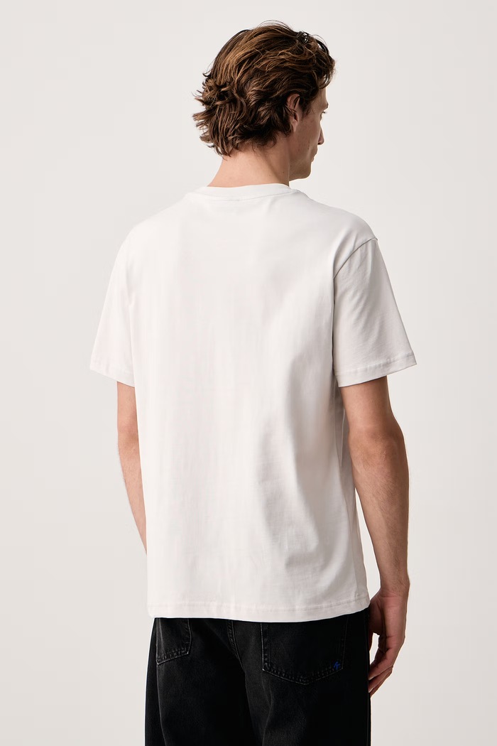 Oblečení Karl Lagerfeld Jeans Tričko pánské bavlněné B4M17028 šedá