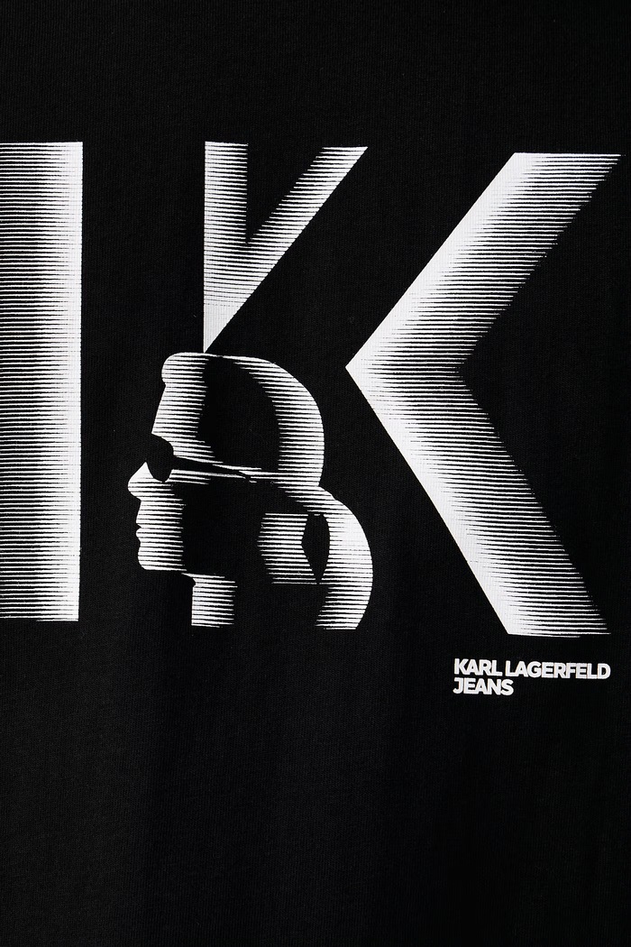 Majica za muškarce od pamuka Karl Lagerfeld Jeans crna B4M17026