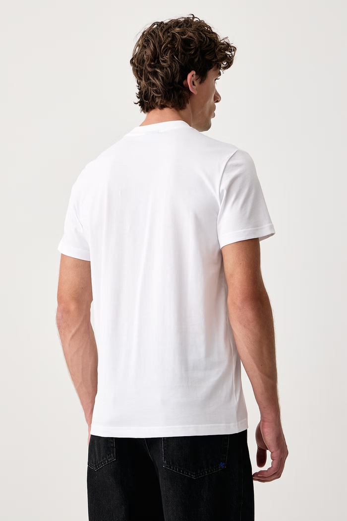 Abbigliamento Karl Lagerfeld Jeans T-shirt da uomo in cotone B4M17024 bianco