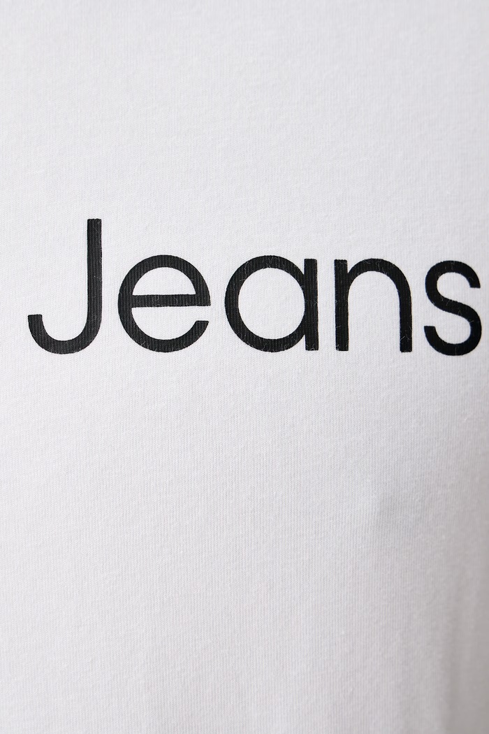 T-shirt męski bawełniany z elastanem Calvin Klein Jeans biały LV04RAB810