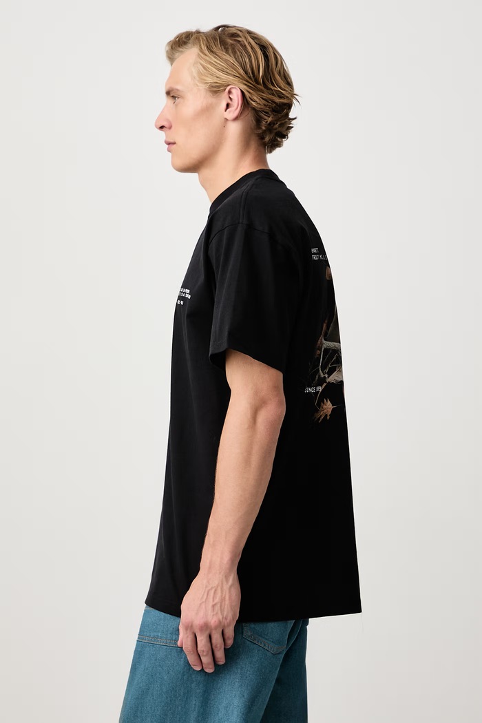 Feather Progress T-Shirt тениска от памук мъжка Carhartt WIP I037227 черен