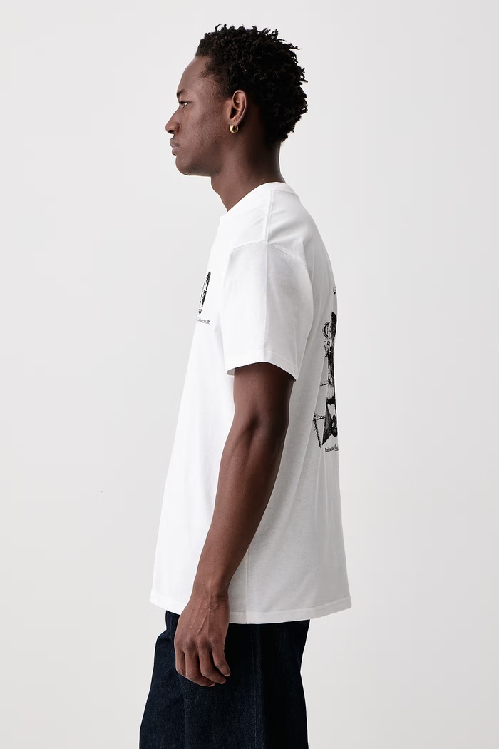 Odzież Carhartt WIP Vote T-Shirt bawełniany męski I037269 biały