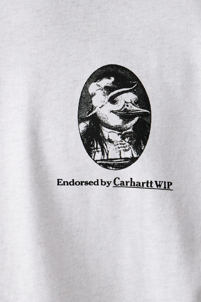 Vote T-Shirt bawełniany męski Carhartt WIP biały I037269