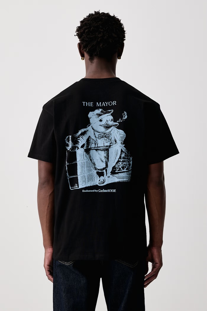 Carhartt WIP Vote T-Shirt męski bawełniany czarny I037269