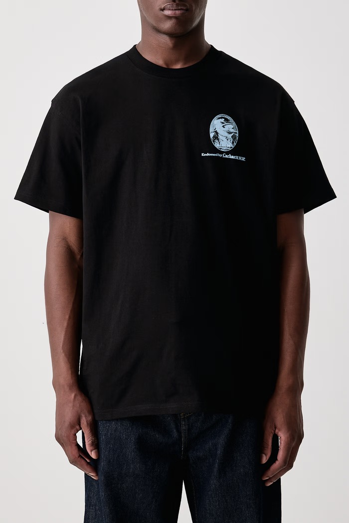 Vote T-Shirt męski bawełniany Carhartt WIP czarny I037269