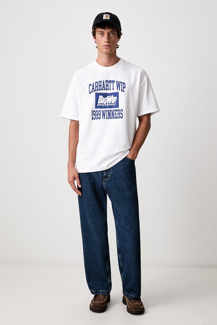 Carhartt WIP 1989 Winners T-Shirt tricou oversized din bumbac pentru bărbați I037264 alb AW26