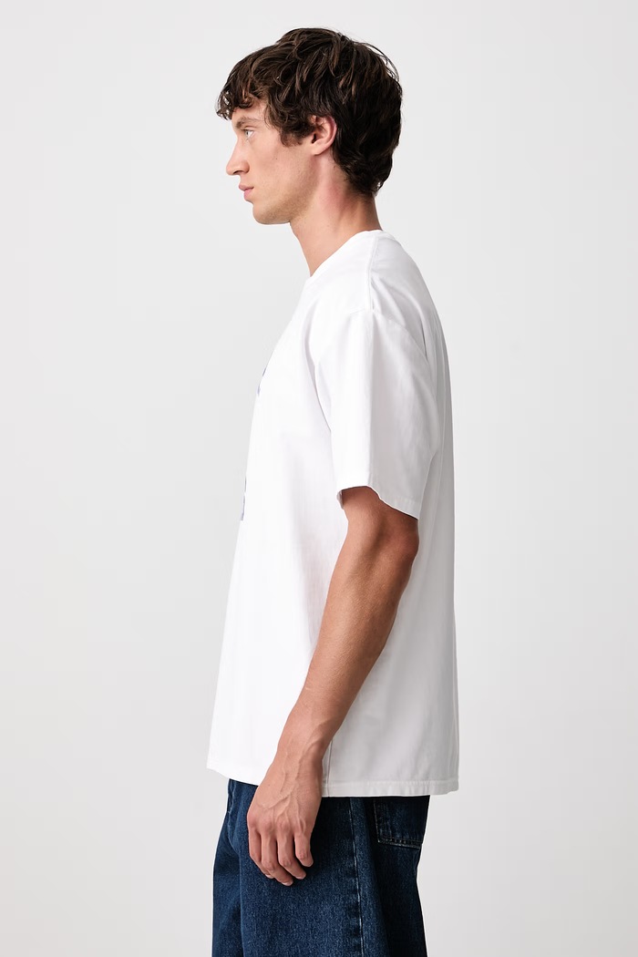1989 Winners T-Shirt tricou oversized din bumbac pentru bărbați Carhartt WIP I037264 alb