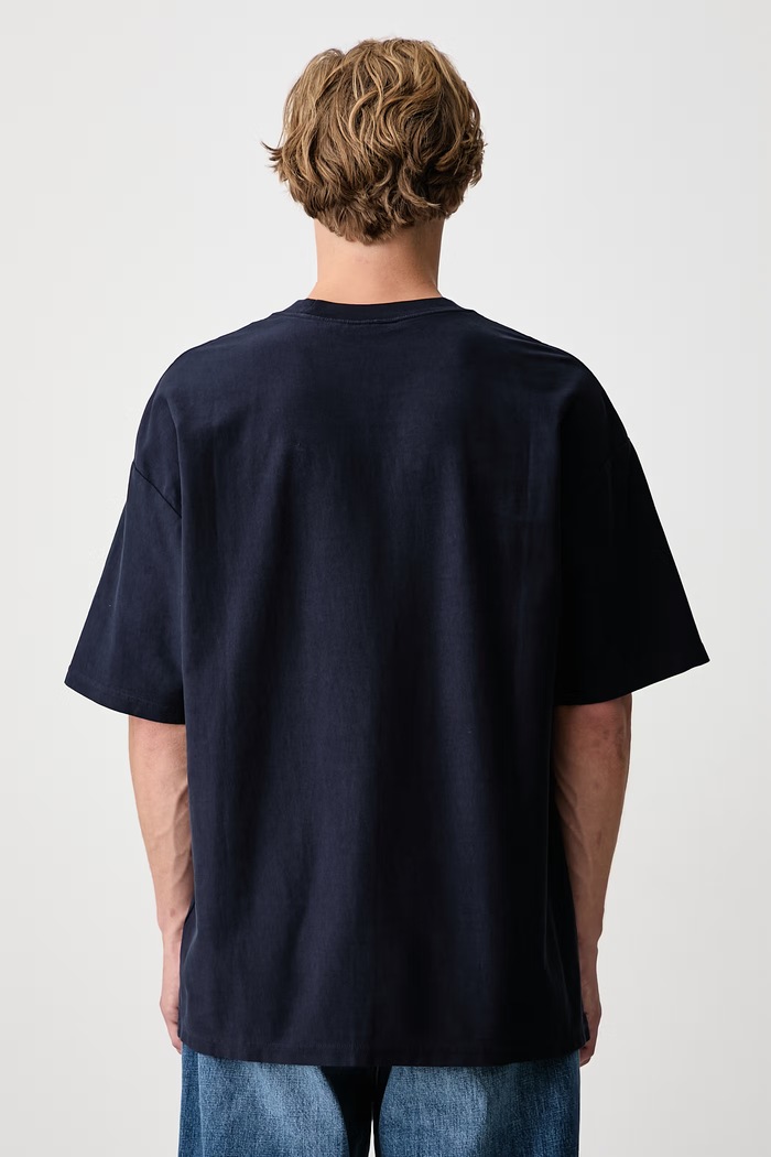 Odzież Carhartt WIP 1989 Winners T-Shirt oversize bawełniany męski I037264 granatowy