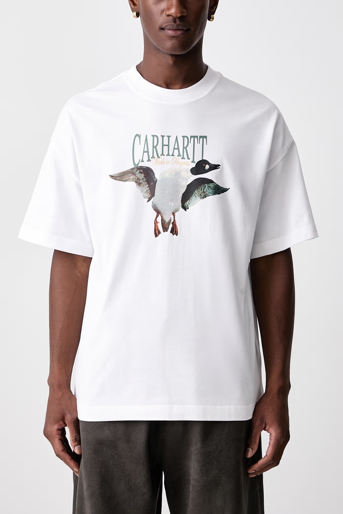 Pennon T-Shirt majica od pamuka za muškarce Carhartt WIP bijela I037261