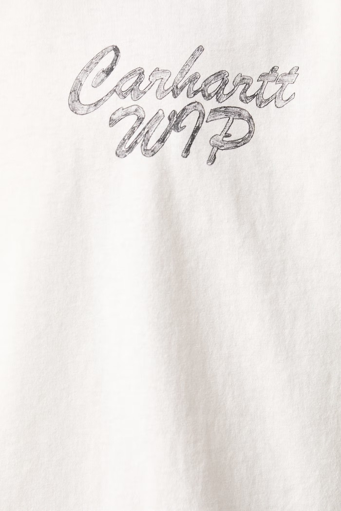 Carhartt WIP Hatching Script T-Shirt bawełniany męski I037258