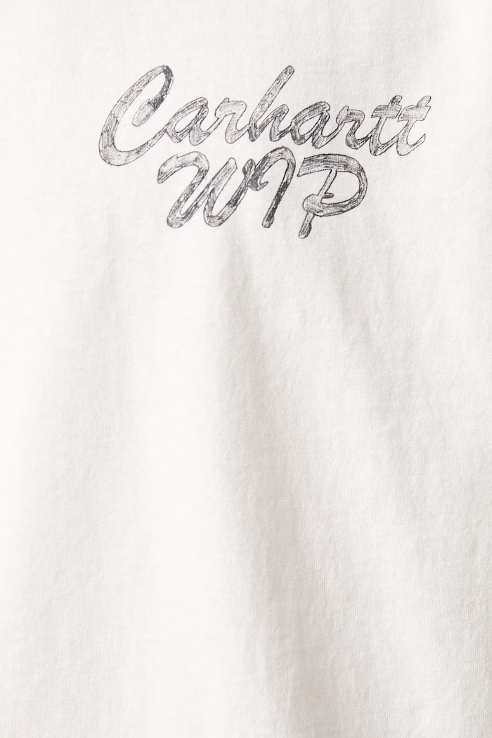 Carhartt WIP Hatching Script T-Shirt bawełniany męski I037258