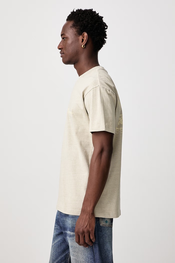 Boxed T-Shirt T-shirt bawełniany męski Carhartt WIP I037256 beżowy