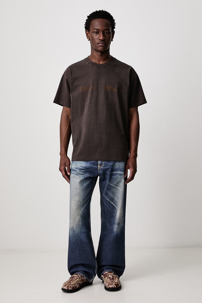 Carhartt WIP Boxed T-Shirt T-shirt bawełniany męski I037256 brązowy AW26