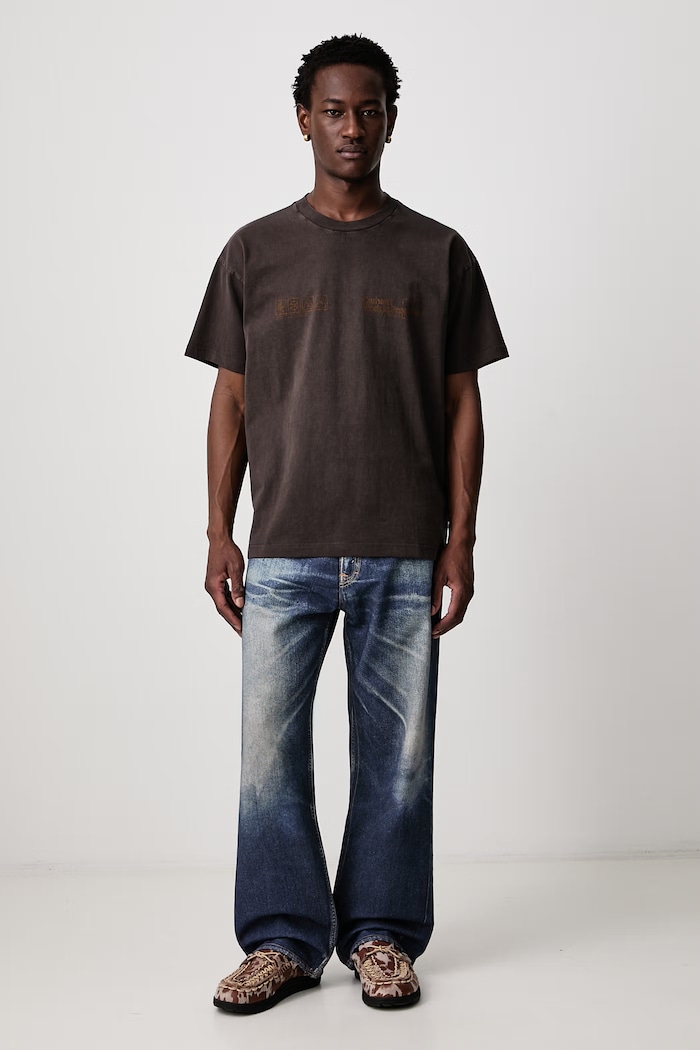 Carhartt WIP Boxed T-Shirt T-shirt bawełniany męski I037256 brązowy AW26