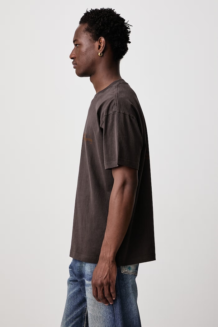 Boxed T-Shirt T-shirt bawełniany męski Carhartt WIP I037256 brązowy