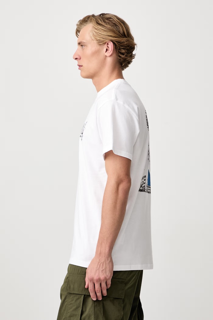 Hourglass T-Shirt футболка бавовняна чоловіча Carhartt WIP I037247 білий
