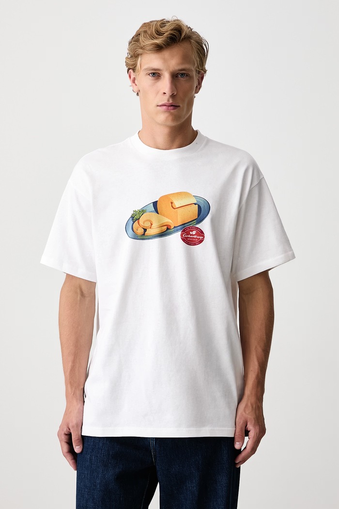 Carhartt WIP Fromage T-Shirt męski bawełniany biały I037239