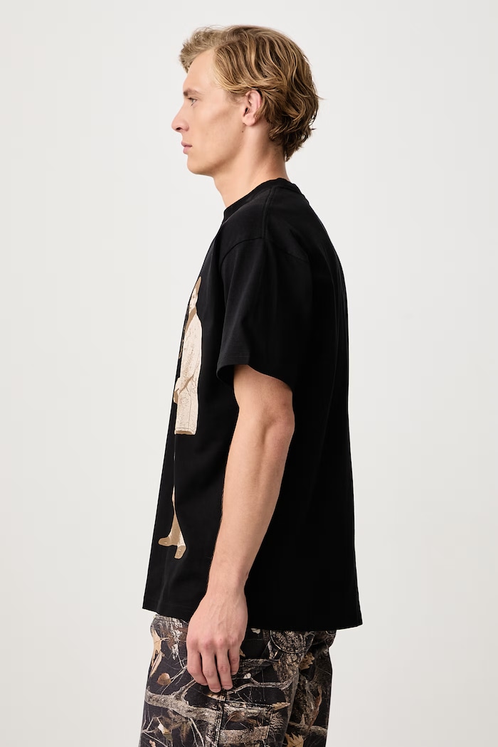 Archive '95 T-Shirt in cotone da uomo Carhartt WIP I037236 nero