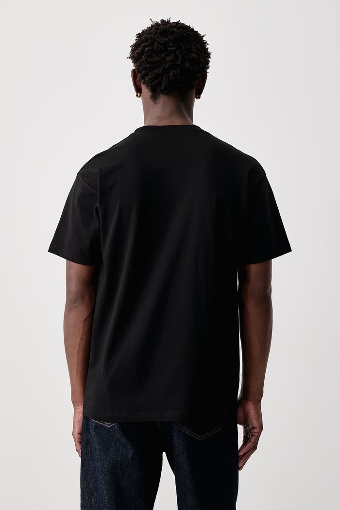 Odzież Carhartt WIP Avenue T-Shirt bawełniany męski I037220 czarny