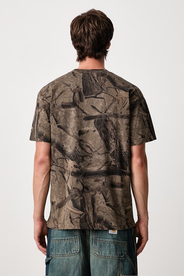 Дрехи Carhartt WIP Feather Tree T-Shirt тениска от памук мъжка I037168 многоцветен