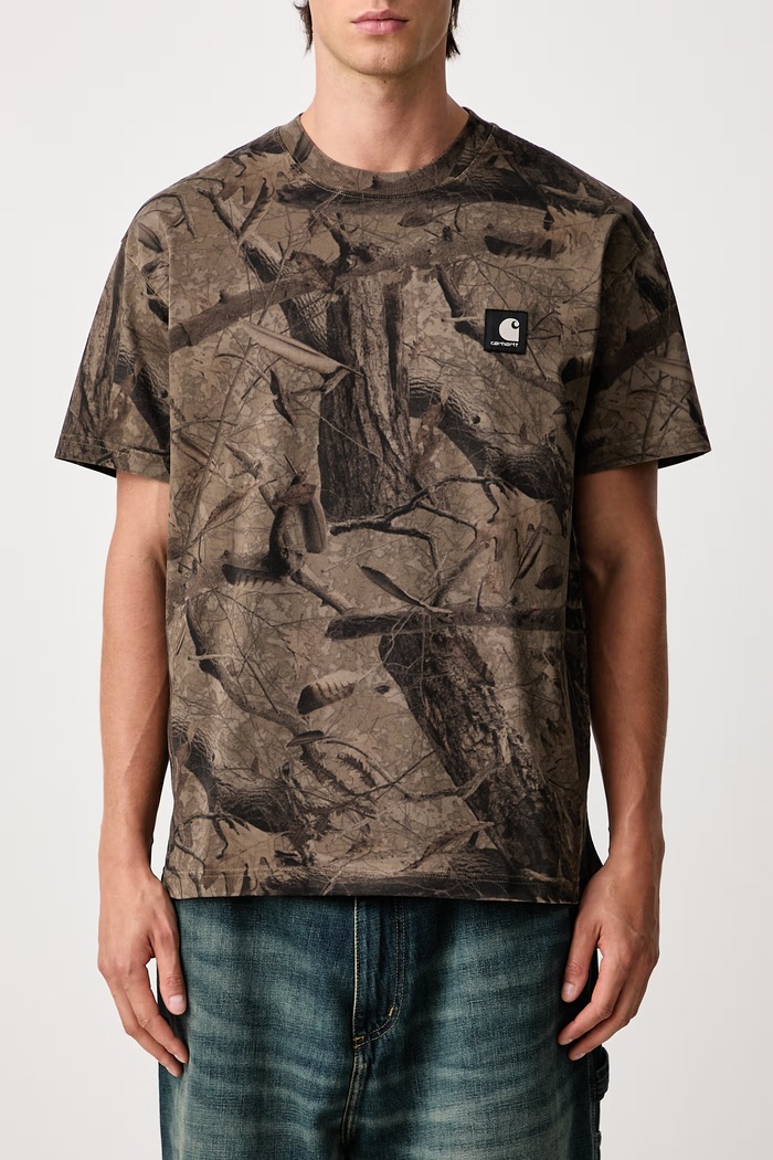 Feather Tree T-Shirt тениска от памук мъжка Carhartt WIP многоцветен I037168