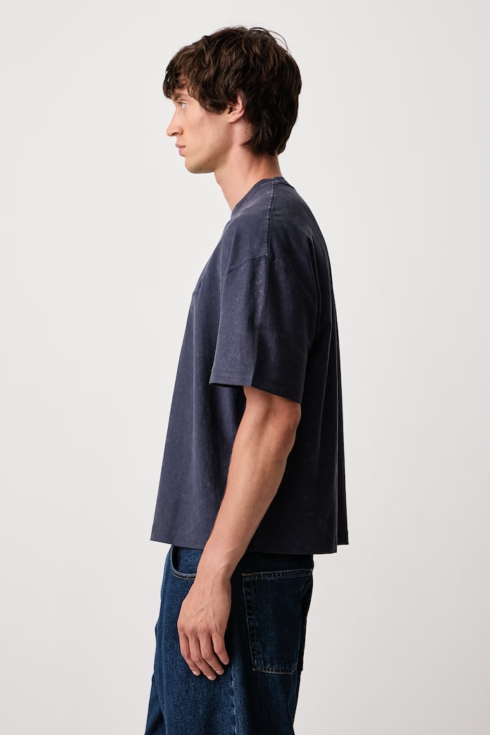 Lambert T-Shirt in cotone da uomo Carhartt WIP I037016 blu navy
