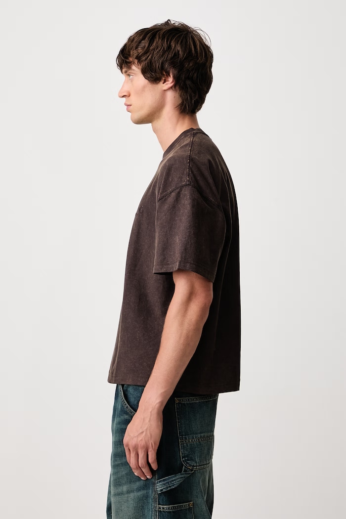 Lambert T-Shirt in cotone da uomo Carhartt WIP I037016 marrone