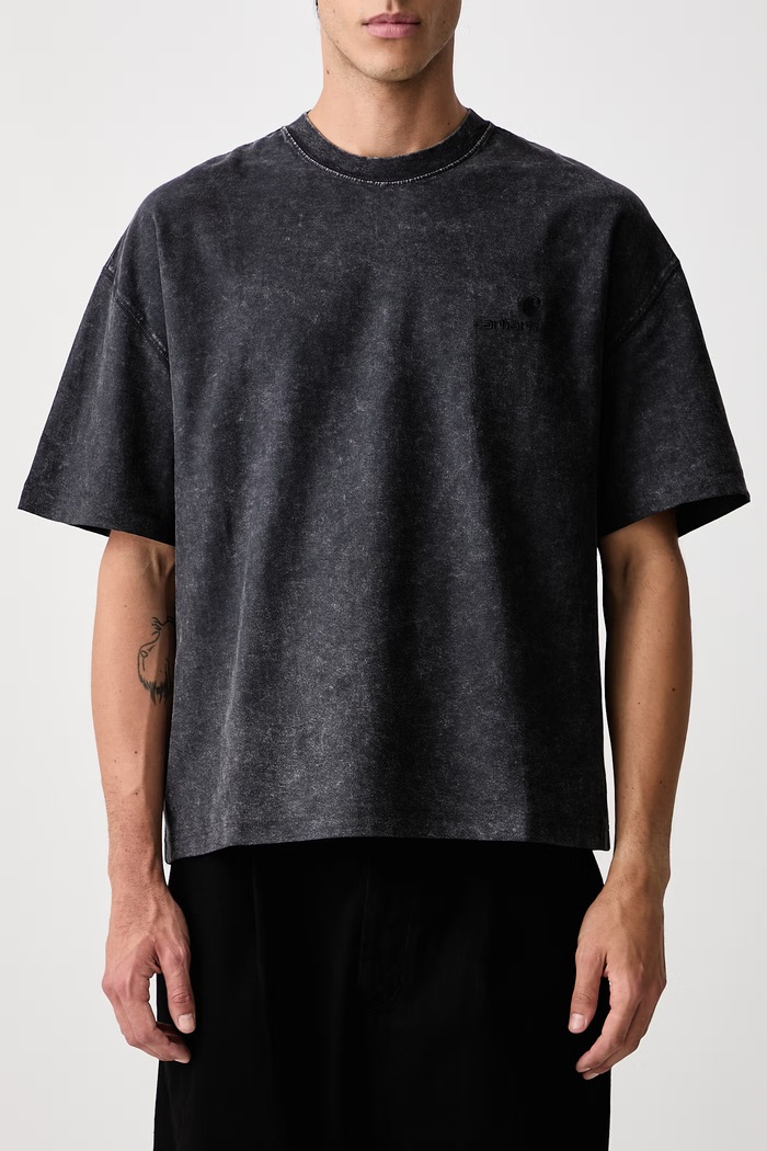 Lambert T-Shirt bawełniany męski Carhartt WIP czarny I037016