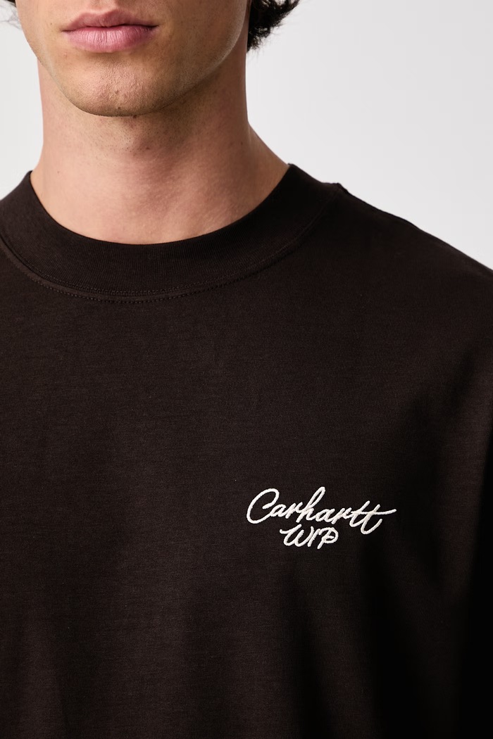 Carhartt WIP Signature Script T-Shirt bawełniany męski I033828