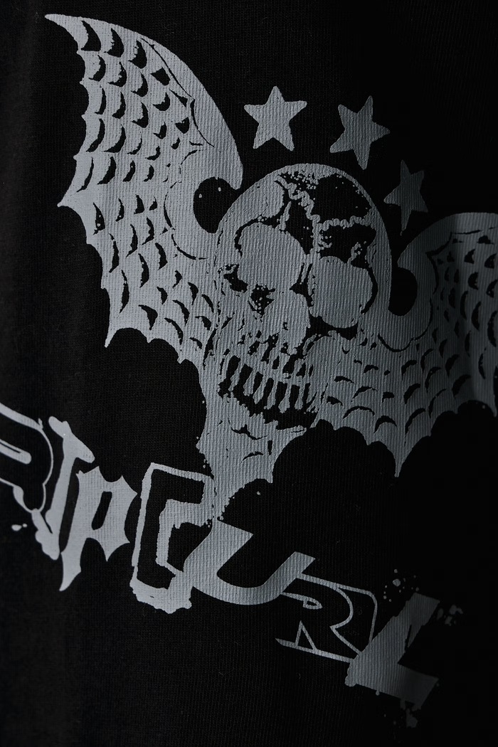 T-shirt męski bawełniany ARCHIVE SKULL Rip Curl czarny 12YMTE