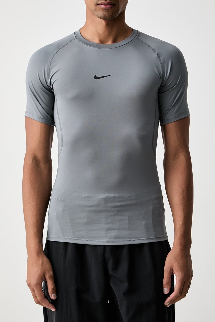 Nike T-shirt treningowy męski Pro szary FB7932.084