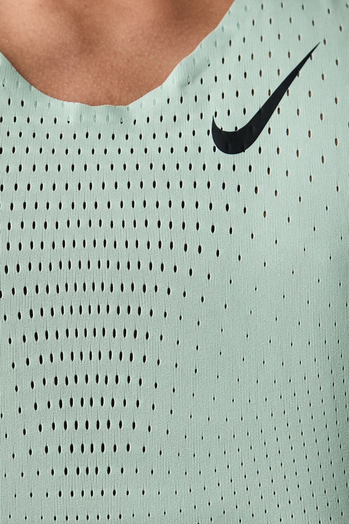 Nike top sportowy męski AeroSwift FN4231.006 zielony
