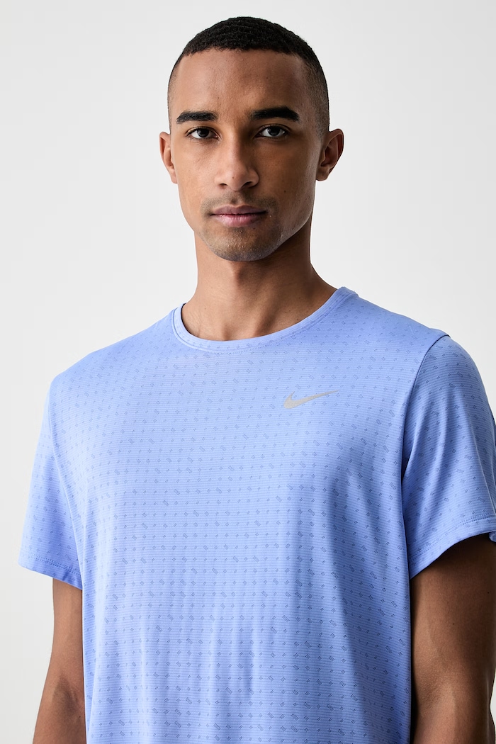 Nike T-shirt sportowy męski Miler Breathe niebieski HJ4181.494