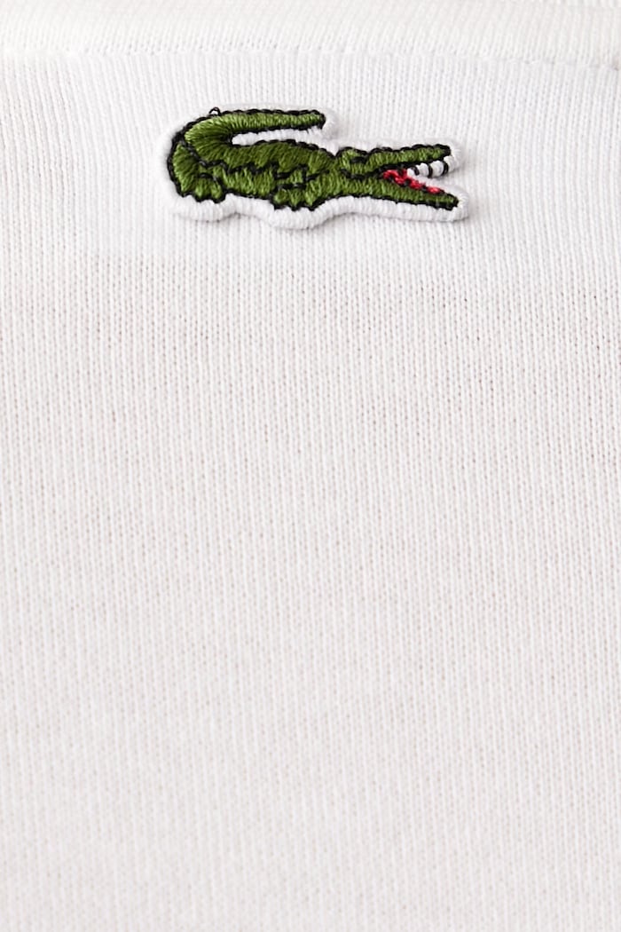 T-shirt męski bawełniany Lacoste TH8611 beżowy