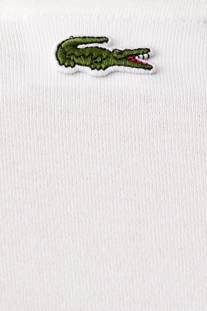 T-shirt męski bawełniany Lacoste TH8611 beżowy