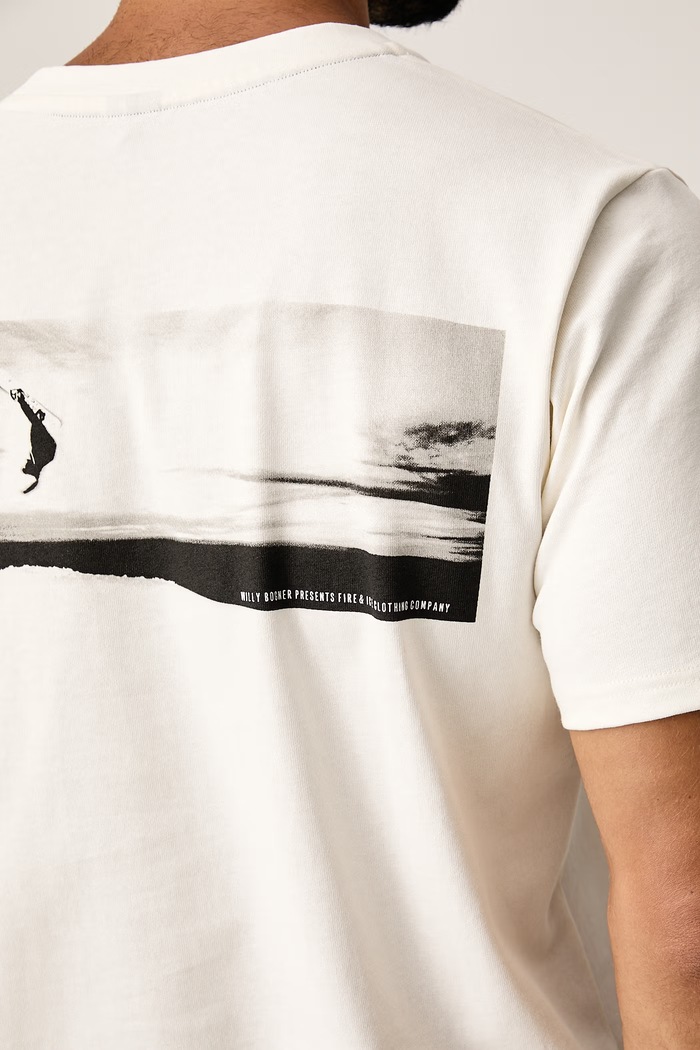 T-shirt damski bawełniany MICK3 BOGNER Fire+Ice 54359760 beżowy