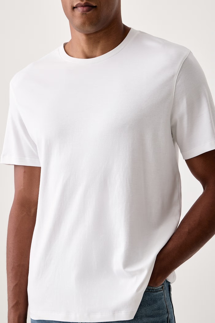 T-shirt męski bawełniany Calvin Klein LV040BM239 beżowy