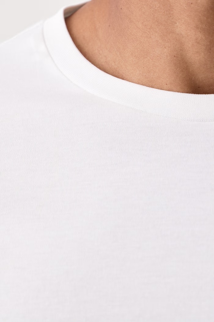 T-shirt męski bawełniany Calvin Klein beżowy LV040BM239