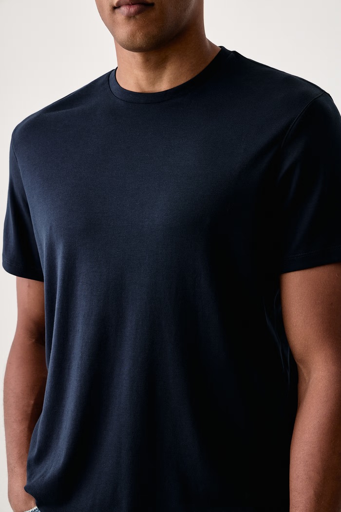 T-shirt męski bawełniany Calvin Klein LV040BM239 granatowy