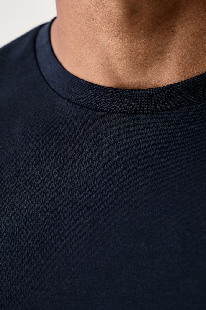 T-shirt męski bawełniany Calvin Klein granatowy LV040BM239