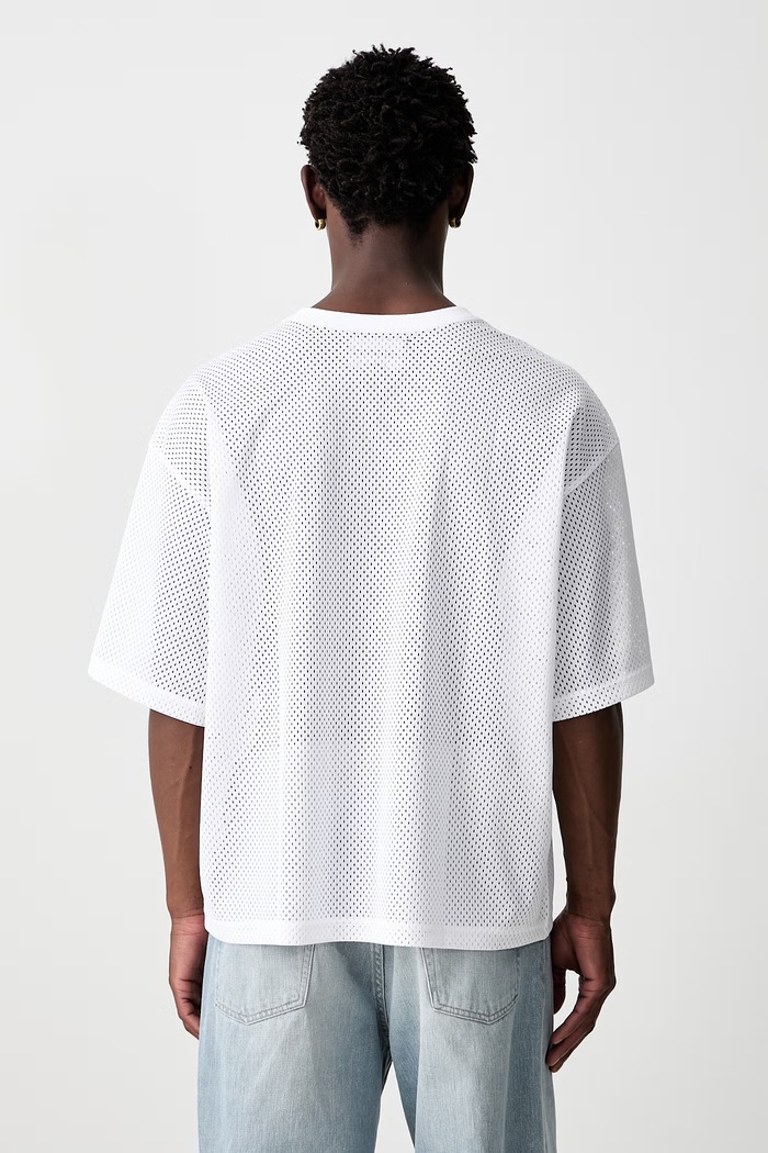 Odzież Neighborhood T-shirt męski 261FPNH.CSM10 biały