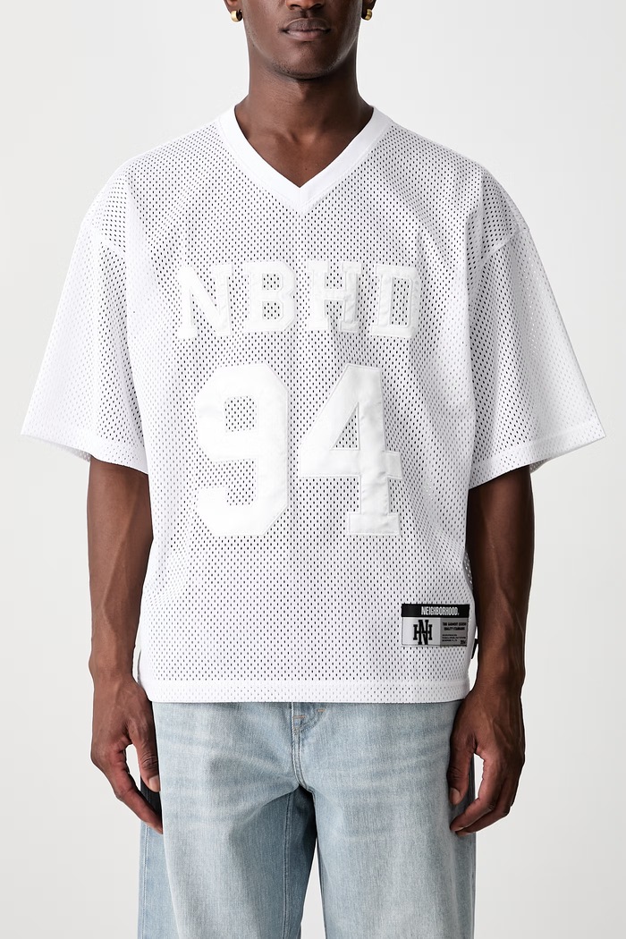 Neighborhood T-shirt męski 261FPNH.CSM10 biały