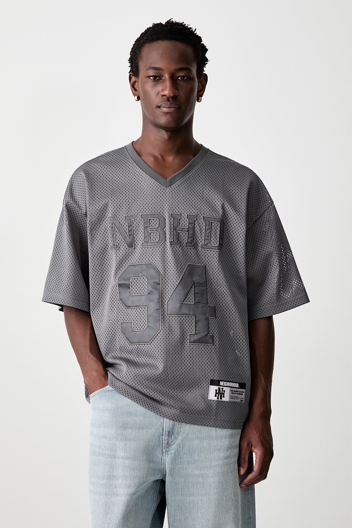 Neighborhood T-shirt męski szary 261FPNH.CSM10