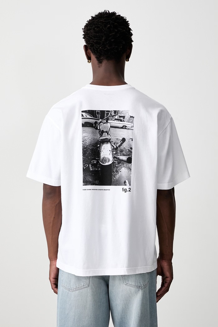 Neighborhood T-shirt bawełniany damski 261PCNON.ST02 biały AW26