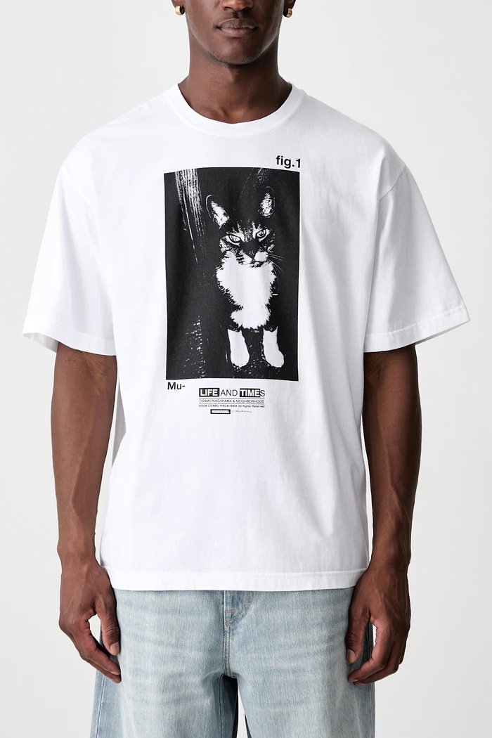 Neighborhood T-shirt bawełniany damski biały 261PCNON.ST02