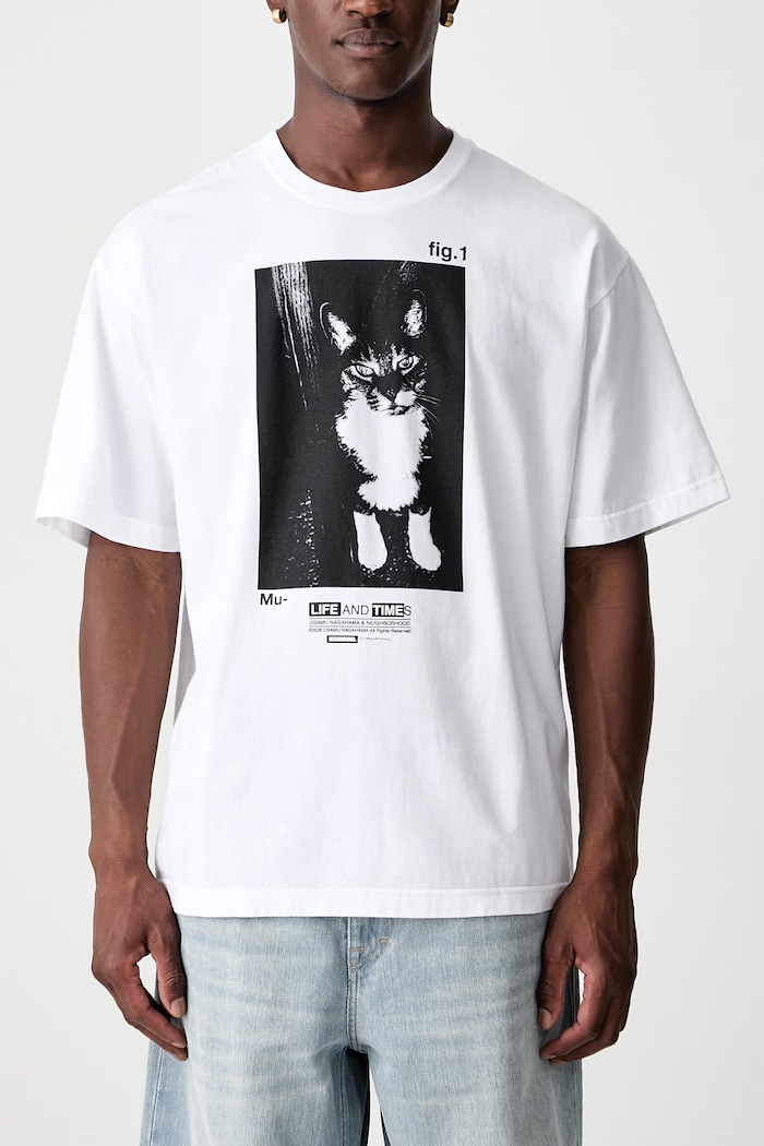 Neighborhood T-shirt bawełniany damski biały 261PCNON.ST02
