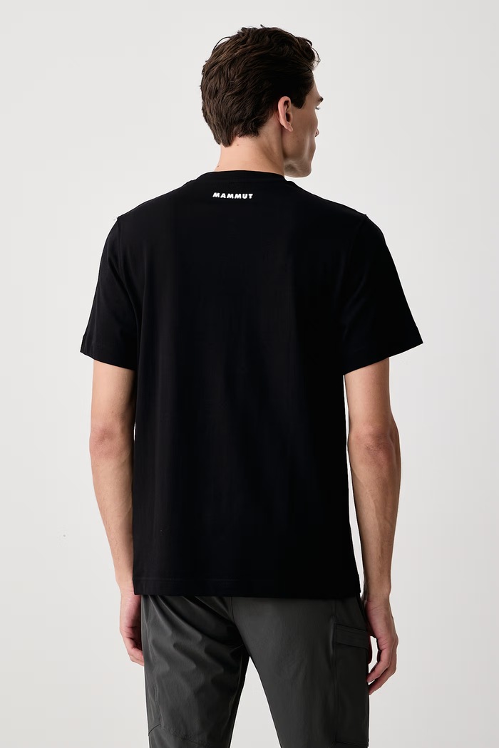 Odzież Mammut T-shirt sportowy męski bawełniany Mammut Base 1017.07590 czarny